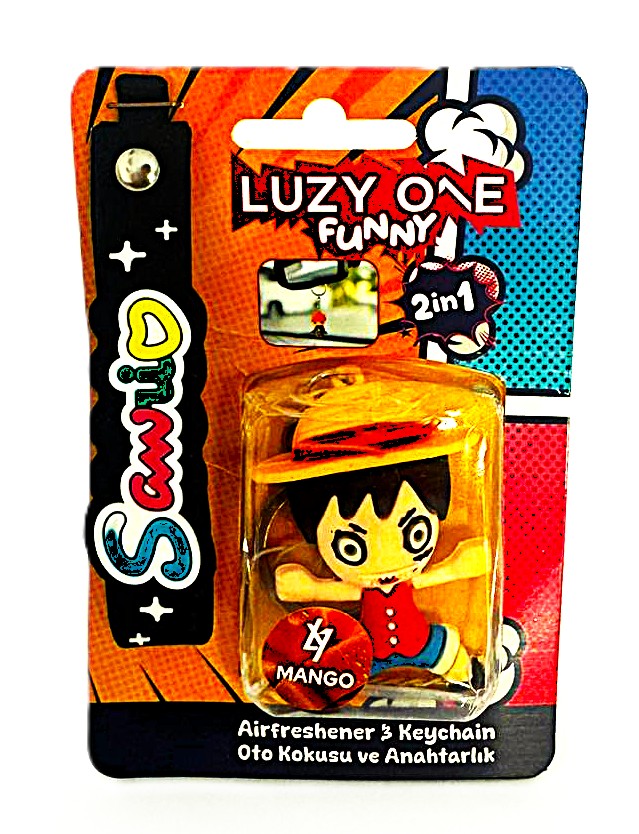 24 LUZY ONE İthal Silikon Maskot Oto Kokusu ve Anahtarlık Çeşitleri İkisi Bir Arada (2 in 1) - Görsel 12