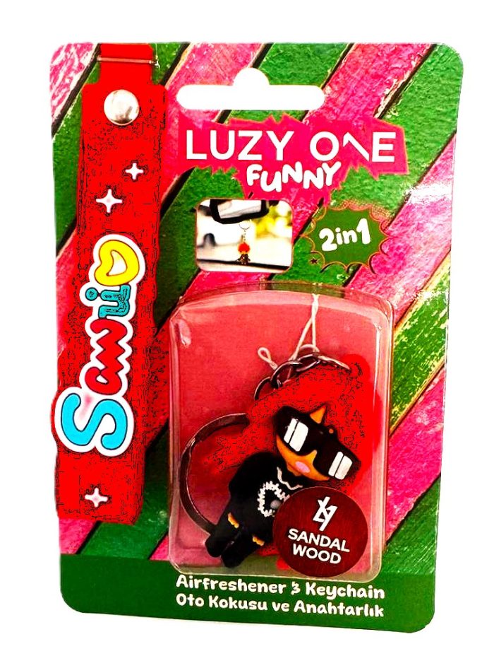 27 LUZY ONE İthal Silikon Maskot Oto Kokusu ve Anahtarlık Çeşitleri İkisi Bir Arada (2 in 1) - Görsel 2
