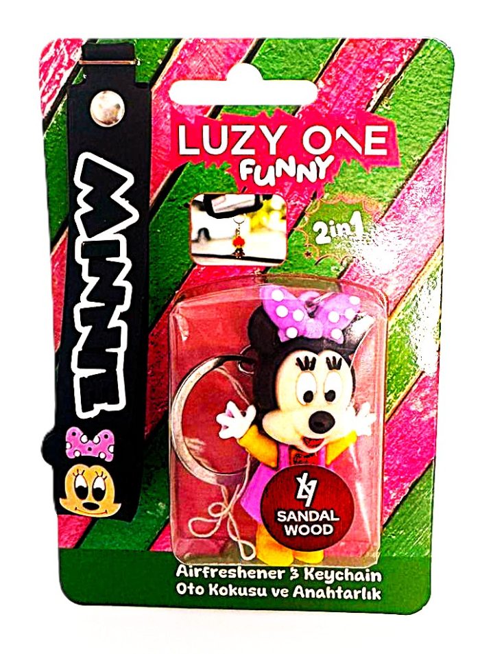 32 LUZY ONE İthal Silikon Maskot Oto Kokusu ve Anahtarlık Çeşitleri İkisi Bir Arada (2 in 1) - Görsel 5