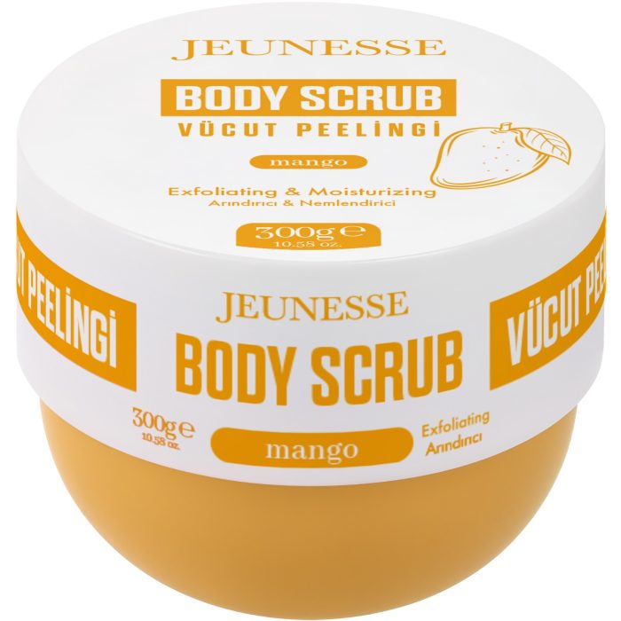 WhatsApp Görsel 2025-07-07 saat 15.19.58_ad2780e3 Jeunesse Body Scrub Arındırıcı Nemlendirici Mango Vücut Peelingi 300gr - Görsel 1