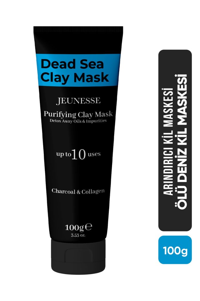 WhatsApp Görsel 2025-07-07 saat 15.19.59_24499116 JEUNESSE Kömür ve Kolajen Özlü Ölü Deniz Kil Maskesi Siyah Nokta Giderici Dead Sea Clay Mask 100gr - Görsel 1