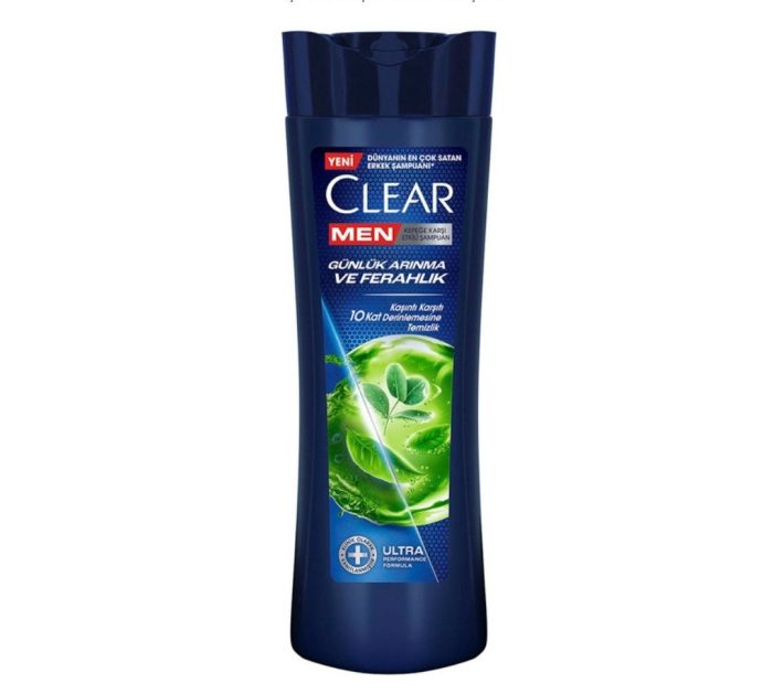 clear-men-gunluk-arinma-ve-ferahlik-sa-3731a8 CLEAR Men Günlük Arınma ve Ferahlık 350 ml Kepek Şampuanı - Görsel 1