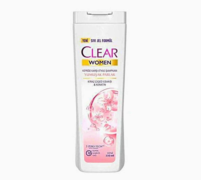 clear-women-yumusak-ve-parlak-sampuan--19983- CLEAR Women Yumşak ve Parlak Kiraz Çiçeği Kokulu 350 ml Kepek Şampuanı - Görsel 1