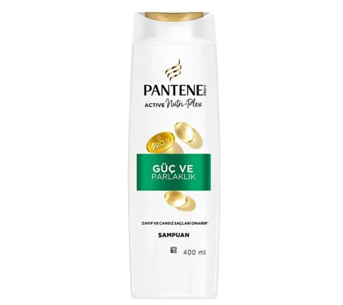 güç1 PANTENE Güç ve Parlaklık Şampuanı 400 mlr - Görsel 1