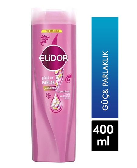 güçlü ve parlak2 ELİDOR Superblend Güçlü ve Parlak Şampuan 400 ml - Görsel 1