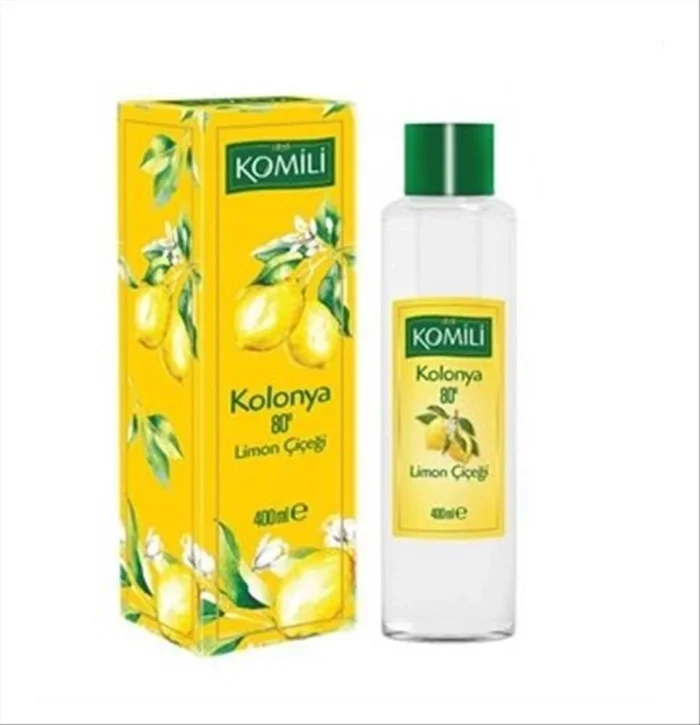 komili400 KOMİLİ Limon Kolonyası 80 derece Pet Şişe 400 ml - Görsel 1