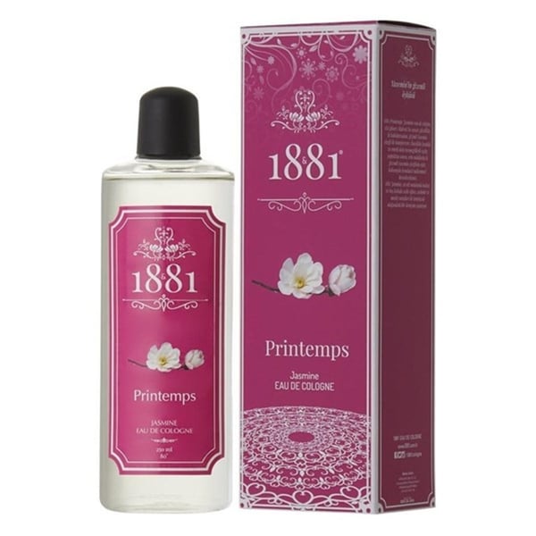 1881-printemps-jasmine-80-derece-kolon--cd595 1881 Cam Printemps Jasmine Cam Şişe Kolonya 250 ml - Görsel 1