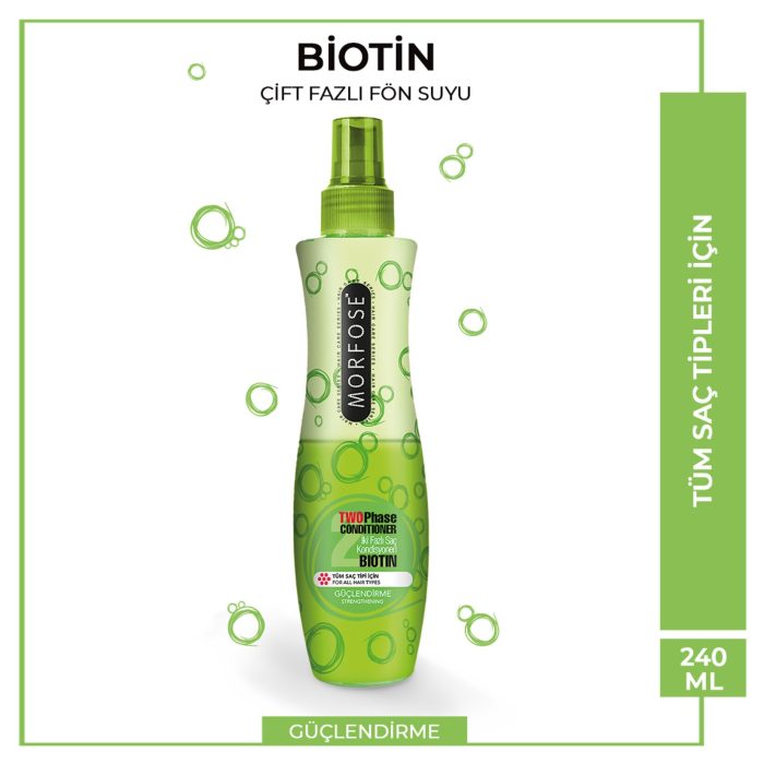 240 b son MORFOSE Biotin İki Fazlı 240 ml Fön Suyu - Görsel 1