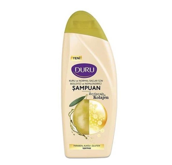 ZZZZZZ DURU Zeytinyağı&Kolajen Kuru ve Normal Saçlar için Şampuan 500 ml - Görsel 1