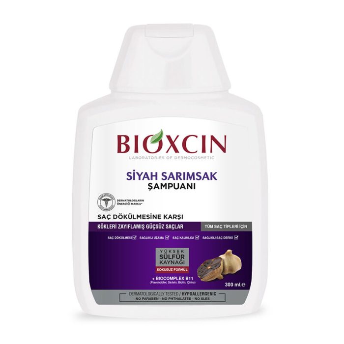 bioxcin-sac-dokulmesine-karsi-siyah-sarimsak-sampuani-300-ml-3-al-2-ode-bioxcin-154650-61-B BIOXCIN Saç Dökülmesine Karşı Siyah Sarımsak Şampuanı 300 ml | 3 al 2 öde - Görsel 3