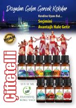 DALBEYOĞLU BİTKİSEL Çiftetelli Saf Esansiyel Koku Grubu 10 ml x 10 adet