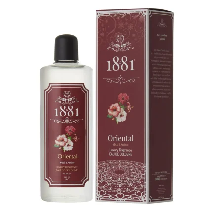 1881 Cam Oriental Miski Anber Cam Şişe Kolonya 250 ml
