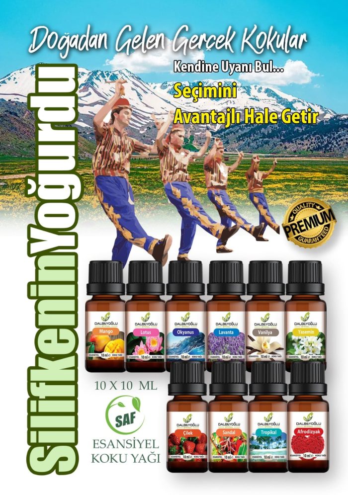 DALBEYOĞLU BİTKİSEL Silifke'nin Yoğurdu Saf Esansiyel Koku Yağı Grubu 10 ml x 10 adet - Görsel 1