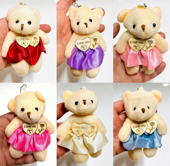 7fc2dcc4-b6ce-4a1b-858e-52356ebcc24a İTHAL Lüx Peluş Anahtarlık/Çanta Süsü 1 adet - Görsel 1