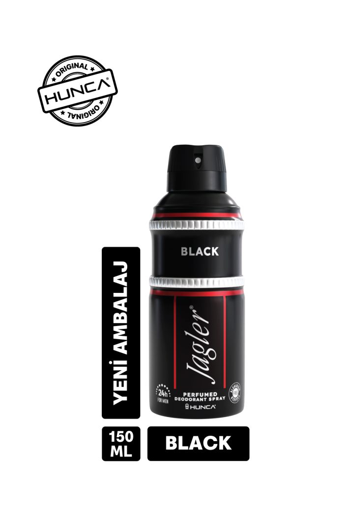 BLACK-TEK JAGLER Deodorant For Men İs Black 150 ml - Görsel 1