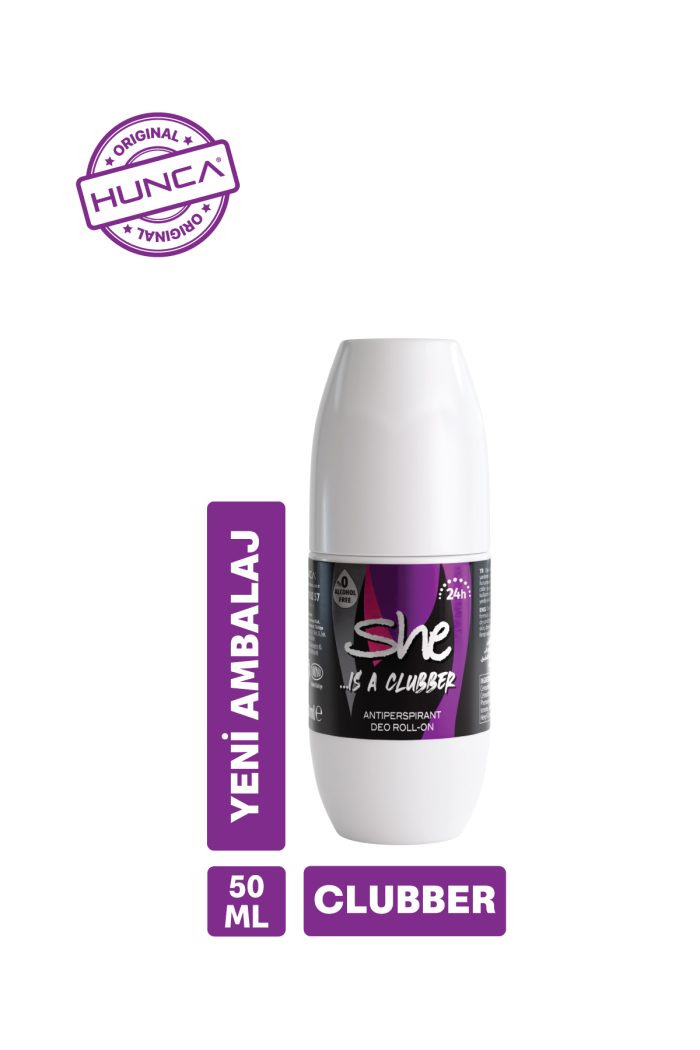 SHE Rollon For Women İs A Clubber 50 ml - Görsel 1