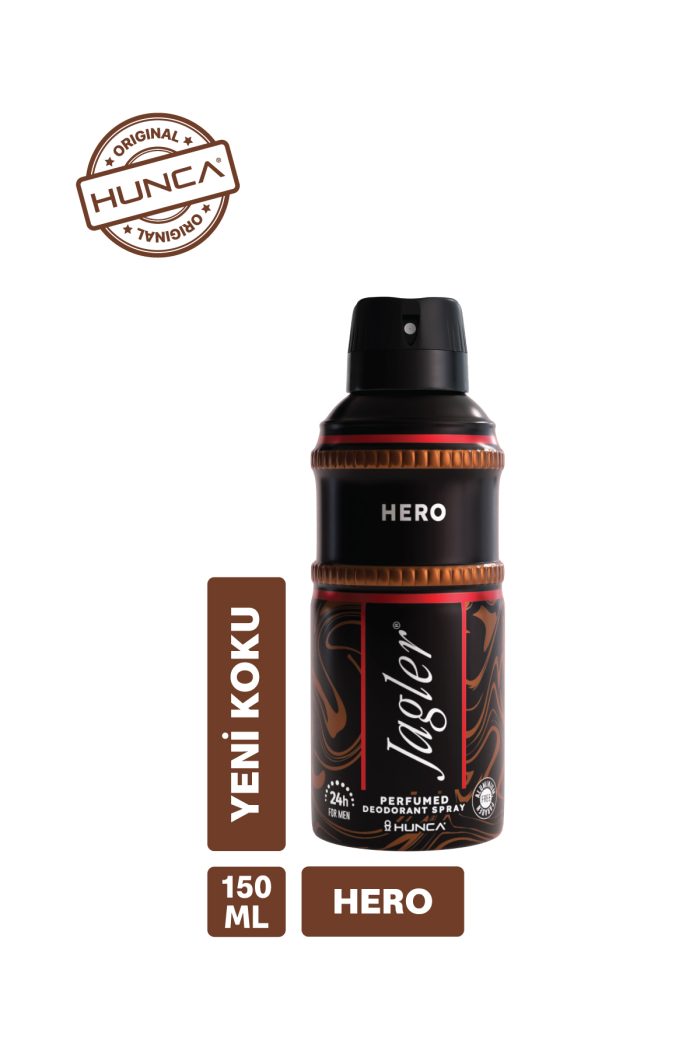 HERO-YENI-KOKU-DEO JAGLER Deodorant For Men İs Hero 150 ml - Görsel 1
