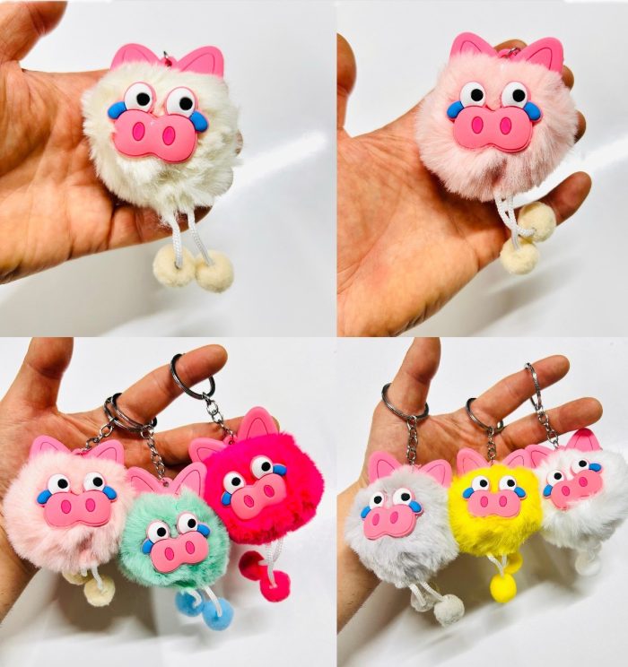 aa7262f6-d9d7-4030-9201-47956b6262bf İTHAL Lüx Peluş Anahtarlık/Çanta Süsü 1 adet - Görsel 1