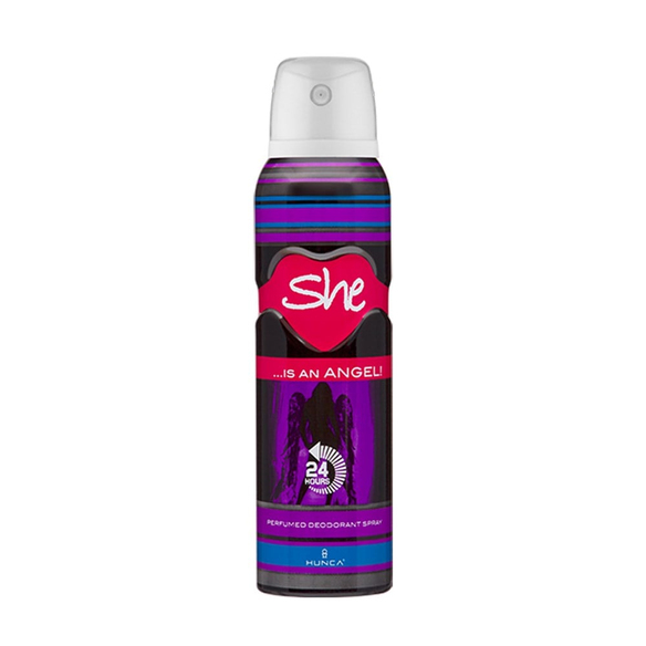she-deo-150ml-byn-angel-24-f06a SHE Deodorant For Women İs An Angel 150 ml - Görsel 1