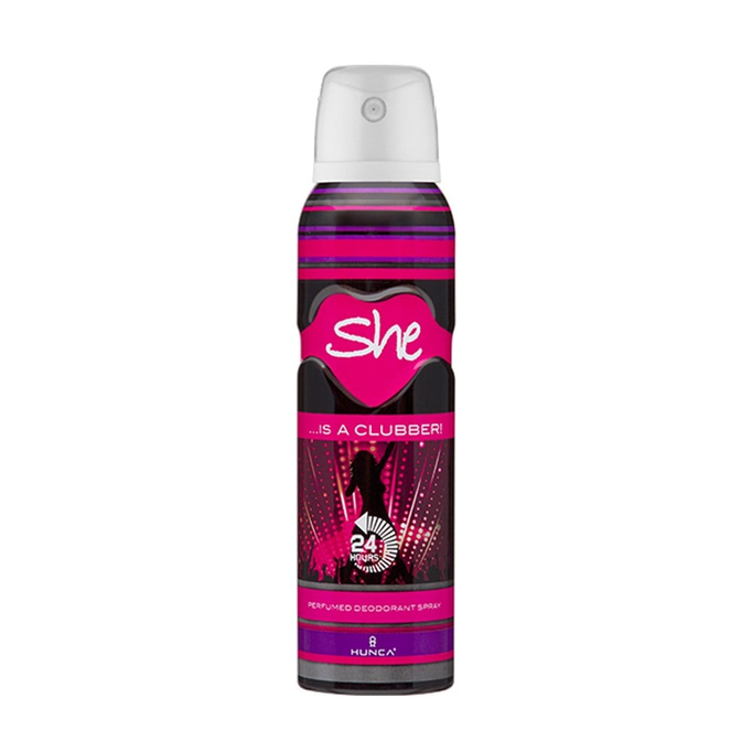she-deo-150ml-byn-clubber-24-67a9 SHE Deodorant For Women İs A Clubber 150 ml - Görsel 1