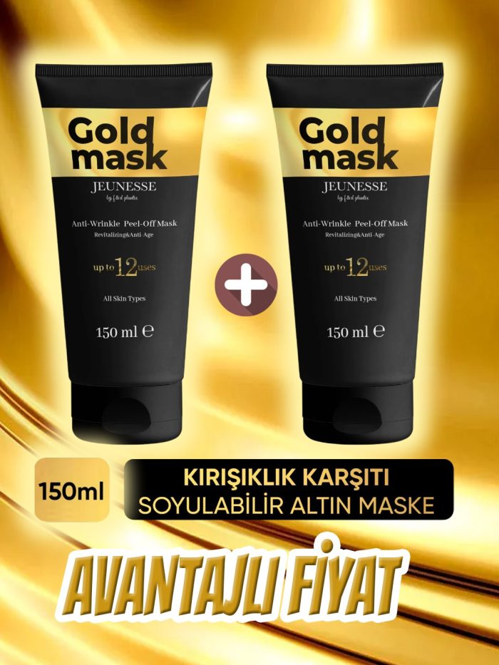 JEUNESSE Soyulabilir Gold Yüz Maskesi 150 ml x 2 adet - Görsel 2