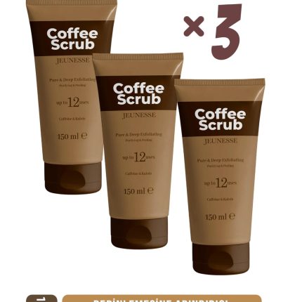 JEUNESSE Kahve Özlü Arındırıcı Peeling Maske 150 ml x 3 adet