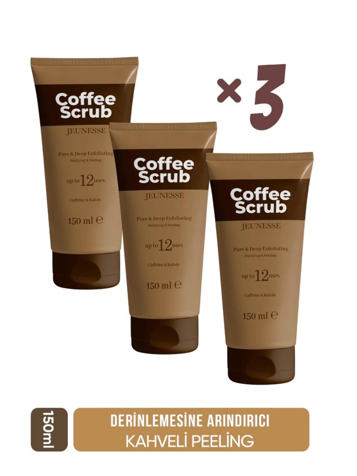 JEUNESSE Kahve Özlü Arındırıcı Peeling Maske 150 ml x 3 adet - Görsel 1