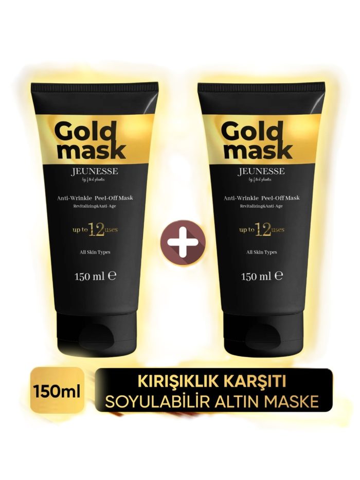 JEUNESSE Soyulabilir Gold Yüz Maskesi 150 ml x 2 adet - Görsel 1