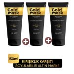 JEUNESSE Soyulabilir Gold Yüz Maskesi 150 ml x 3 adet
