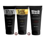 JEUNESSE Soyulabilir (Silver+Black+Gold) Yüz Maskesi 150 ml x 3