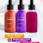 JEUNESSE Kolajen+Vitamin c+Aha-Bha Serum Set 30 ml x 3 adet