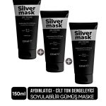 JEUNESSE Soyulabilir Siver Yüz Maskesi 150 ml x 3 adet