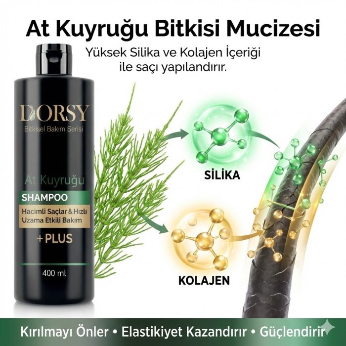 DORSY Kepeğe Karşı Etkili ve Nemlendirici Yağmur Ormanı Kokulu Tuzsuz Doğal Aleo Vera Şampuan 400 ml - Görsel 4