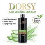 DORSY Kepeğe Karşı Etkili ve Nemlendirici Yağmur Ormanı Kokulu Tuzsuz Doğal Aleo Vera Şampuan 400 ml