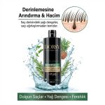 DORSY Hızlı Uzama ve Hacim etkili Sedir Ağacı Kokulu Tuzsuz Doğal At Kuyruğu Özlü Şampuan 400 ml - Görsel 4