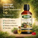 BONVİVA Saf Çam Terebentin Yağı 50 ml