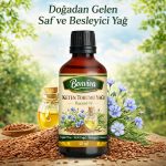 BONVİVA Soğuk Pres Saf Keten Tohumu Yağı 50 ml