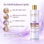 DORSY Sararma ve Kızıllık Karşıtı Boyalı Saçlar İçin Leylak Kokulu Tuzsuz Doğal Mor Şampuan 400 ml - Görsel 6