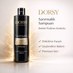 DORSY Dökülme Karşıtı ve Güçlendirici Bebek Pudrası Kokulu Tuzsuz Doğal Sarımsaklı Şampuan 400 ml