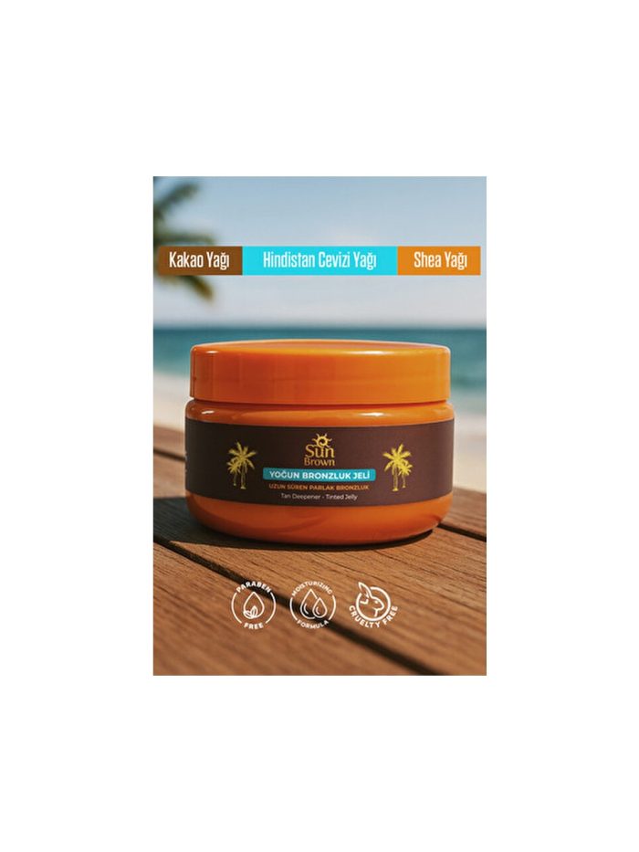 SUN BROWN Bronzlaştırıcı Yoğun Bronzluk Jeli 200 ml - Görsel 4