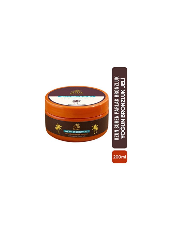 SUN BROWN Bronzlaştırıcı Yoğun Bronzluk Jeli 200 ml - Görsel 2