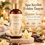 BONVİVA  Vanilya Kokulu Spa ve Masaj Yağı 250 ml - Görsel 3