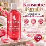 DORSY Gül Kokulu Jakuzi Masaj ve Banyo Köpüğü 250 ml - Görsel 5