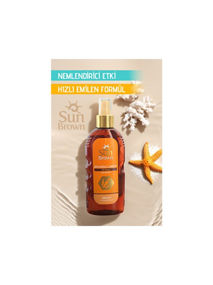 SUN BROWN Bronzlatıcı Havuç Yağı 200 ml - Görsel 5