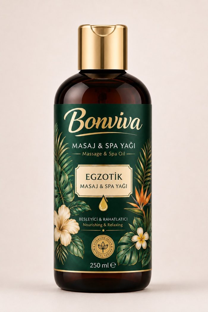 BONVİVA  Egzotik Amber Spa Masaj Yağı 250 ml - Görsel 3