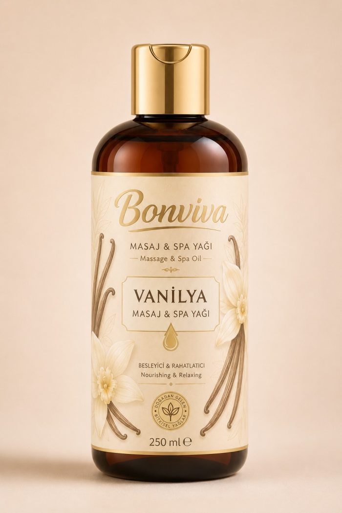 BONVİVA  Vanilya Kokulu Spa ve Masaj Yağı 250 ml - Görsel 2