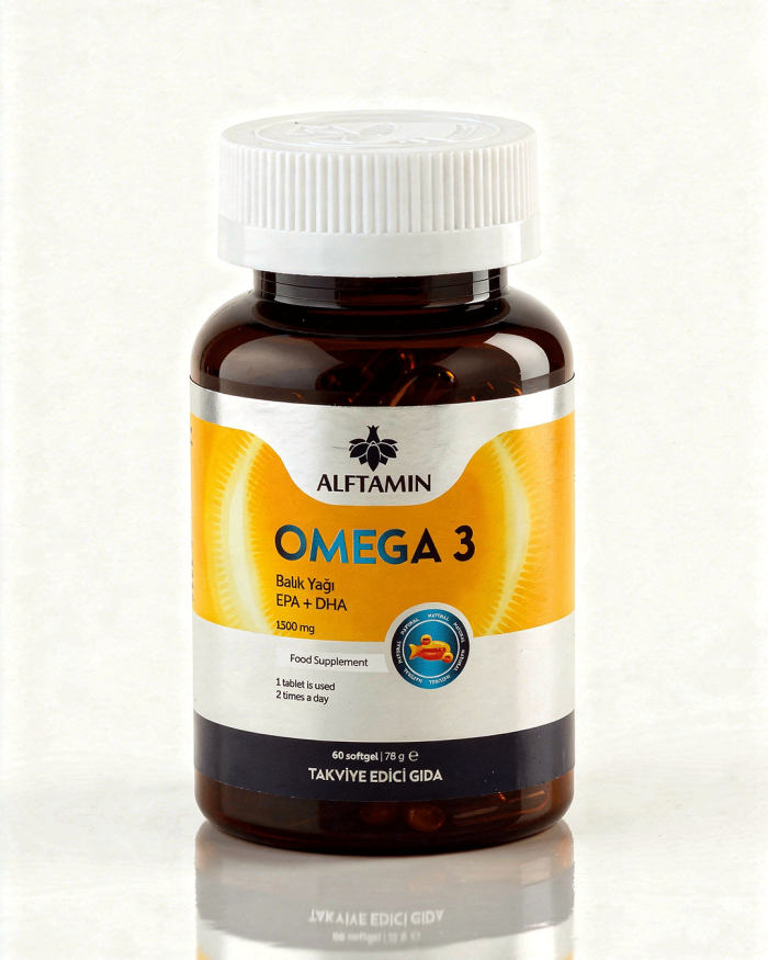 ALFTAMİN Omega 3 Balık Yağı 1300 Mg 60 Softjel Kapsül - Görsel 3