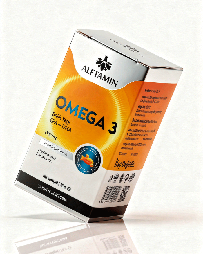 ALFTAMİN Omega 3 Balık Yağı 1300 Mg 60 Softjel Kapsül - Görsel 4