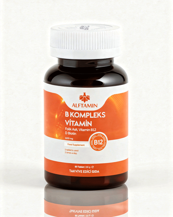 ALFTAMİN B Vitamin Kompleksi 1100 Mg 60 Tablet - Görsel 3
