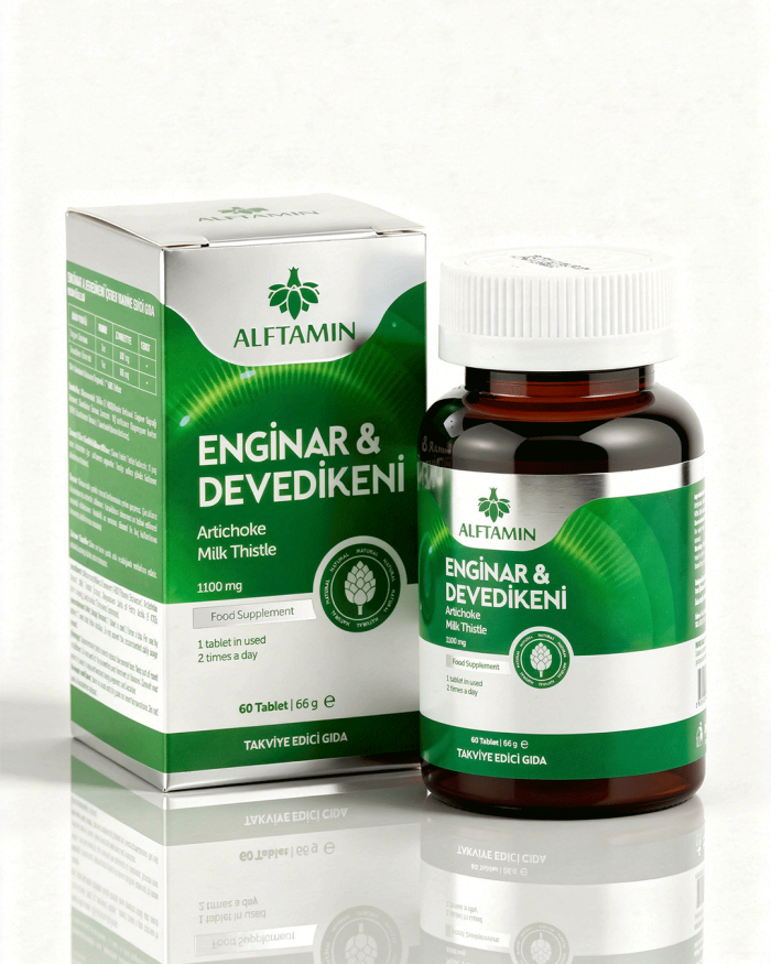 ALFTAMİN Enginar & Devedikeni 1100 Mg 60 Tablet - Görsel 2